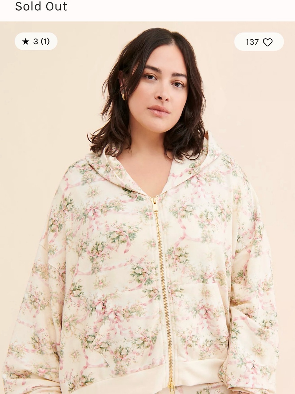 🎀🌸GUC Selkie All Day Pillow Zip-up Jacket 🌸🎀